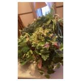ASSORTMENT OF FAKE GREENERY ARRANGEMENTS