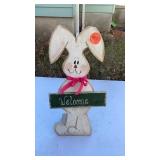 WELCOME BUNNY 22IN TALL