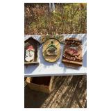 WELCOME SIGN HAPPY HOLIDAYS AND SANTA