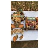3 AUTUMN HARVEST SIGNS