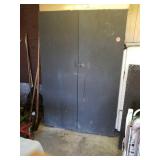 74" X 48" X 25" WOOD CABINET
