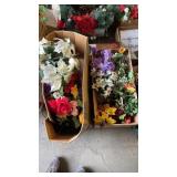 2 BOXES OF FLOWERS