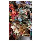 2 BOXES OF FALL FLOWERS