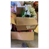 2 BOXES OF FLOWERS