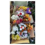 3 BOXES OF FLOWERS