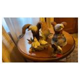 3 CERAMIC EAGLES