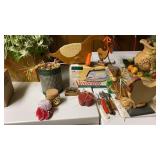 NEW SUNBEAM IRON,CANDLE CHICKENS AND DUCKS