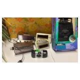 CLOCK RADIOS, THROW ACWAY CAMERA AND SONY TCM929