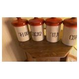 CERAMIC CANISTER SET- GREAT CONDITION