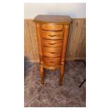 WOOD JEWELRY STAND