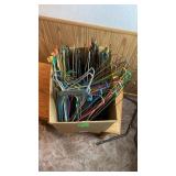 BOX OF HANGERS