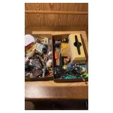 2 BOXES OF MISC AND SOME TOOLS