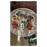 WOODEN DECORATIONS AND CANDLE