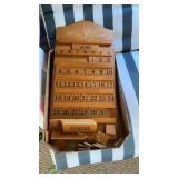 CALENDAR THAT YOU SET UP EACH MONTH