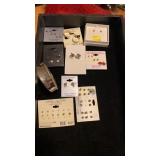 PIERCED EARRINGS AND BRACELET