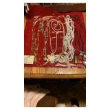 8 LONG NECKLACES AND PACK OF PIERCED EARRINGS