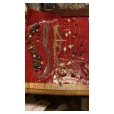 LONG NECKLACES , 2 CHRISTMAS ORNAMENT LOOKING