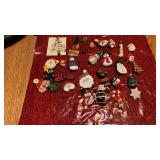 CHRISTMAS BROOCHES AND STICK PINS