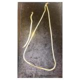 GOLD NECKLACE AND BRACELET