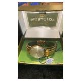WESTCLOX CROWN LINE 17 JEWELS WATCH IN CASE