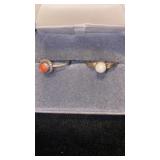 2 JEWELED RINGS AVOUT SIZE 5