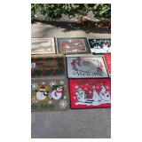 XMAS DOOR MATS
