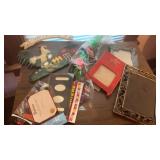 FRAMES, WELCOME SIGN AND DECORATIONS FOR THE