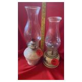 2 OIL LAMPS