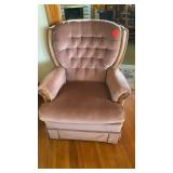SWIVEL ROCKING PINK CHAIR