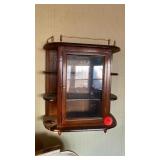 WALL HANGING LITTLE CURIO CABINET