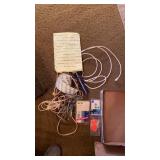 EXTENSION CORDS VACUUM CLEANER BAGS, GARAGE SALE