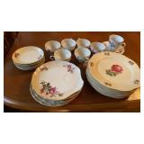 MIX AND MATCH ROSE CHINA DISHES BIG PLATES ARE
