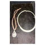 2 CHOKER NECKLACES