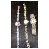 3 WOMENS WATCHES FOXY -WHITE STAG AND GINANO