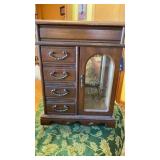 JEWELRY BOX ABOUT 12 BY 8 IN