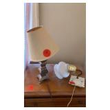 2 LAMPS- 1 WALL -1 TABLE