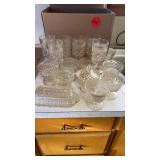 GLASSWARE ALL SAME DESIGN