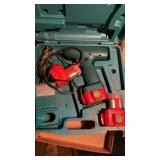 2 MAKITA BOXES WITH DEAD BATTERIES DRILL CHARGER