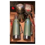 2 STANLEY THERMOS AND ANOTHER
