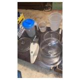 GLASS LIDS, PITCHERS, VACUUM , MEASURING CUP