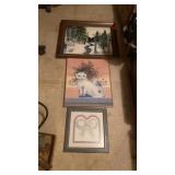 FRAMES OIL PAINTING 2 OTHER PICTURES