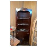 CORNER SHELF AND STORAGE