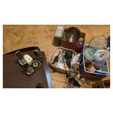 3, PHONES, FOOT SOAKER, IRON , HAIR DRYER AND