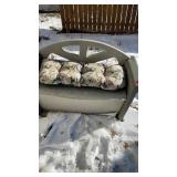 OUTDOOR SEAT WITH STORAGE UNDER THE SEAT