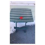 PLASTIC PATIO SIDE TABLE