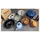 BAKEWARE , STRAINER , KETTLE, SALAD SET, TEAPOT