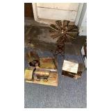 4 PIECES METAL ART WORK