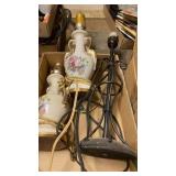 3 LAMPS WITHOUT SHADES