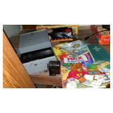 KIDS BOOKS, STAMP BOOK AND MONEY BOX