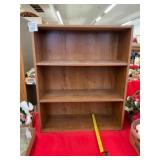 Wooden Three-Shelf Bookcase